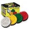 Drill Brush Power Scrubber By Useful Products 7 in W 5 in L Brush, Variety 4in-S-GRWY-QC-DB - alternate 1
